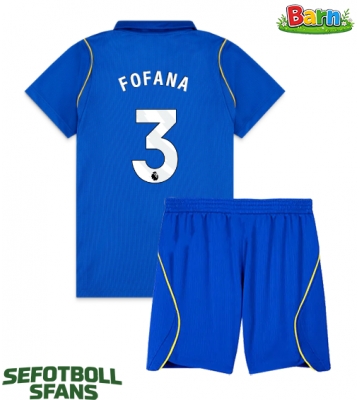 Chelsea Wesley Fofana #3 Hemmaställ Barn 2026-27 Kortärmad (+ Korta byxor)